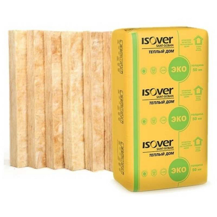 Утеплитель Isover Изовер Тёплый Дом Плита 50х610х1170 в Тихорецке